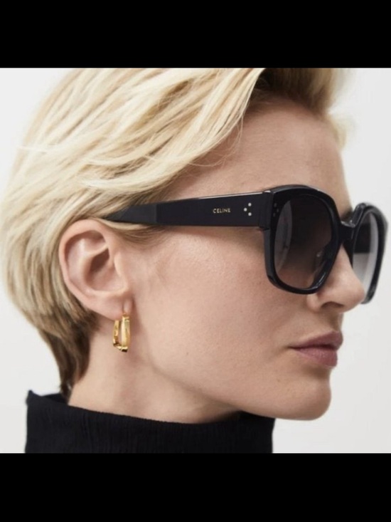 Celine Accessories - Celine Black Gradient Oversized Square Sunglasses